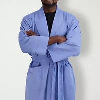 Hanes Mens Long Sleeve Mid Length Robe