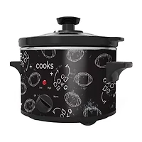 Cooks 1.5 Quart Football Print Slow Cooker