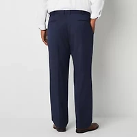 J. Ferrar Ultra Comfort Mens Big and Tall Stretch Fabric Classic Fit Flat Front Suit Pant