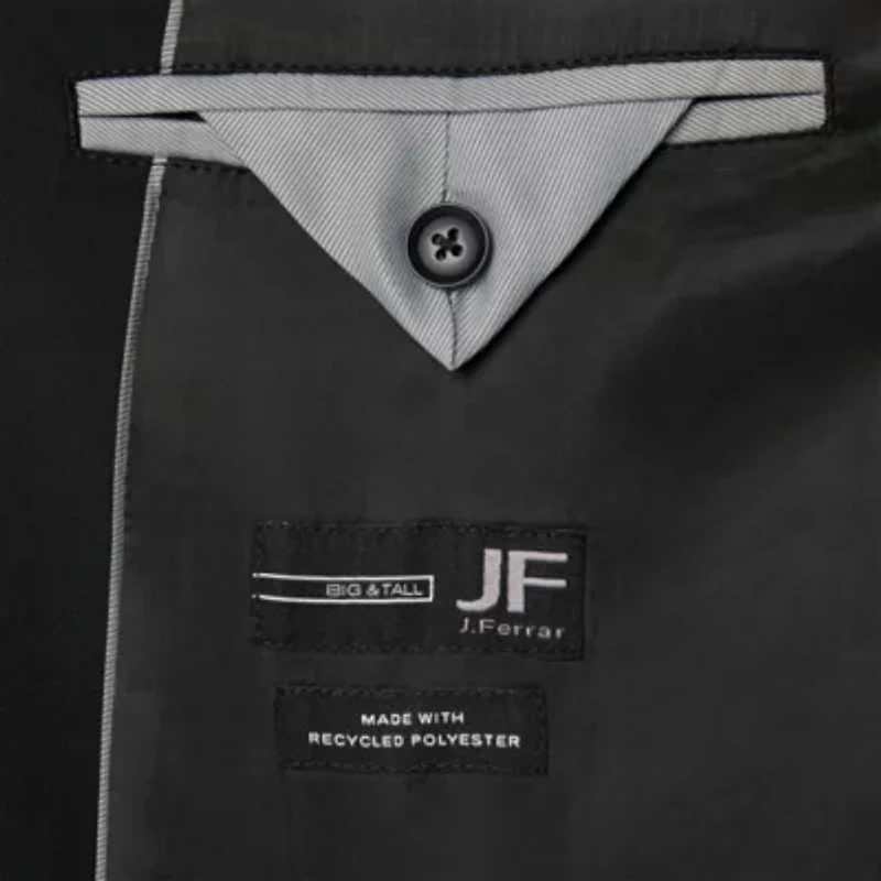 J. Ferrar Ultra Comfort Mens Stretch Fabric Regular Fit Big and Tall Suit Jacket