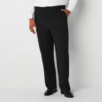 J. Ferrar Ultra Comfort Mens Big and Tall Stretch Fabric Regular Fit Tuxedo Pant