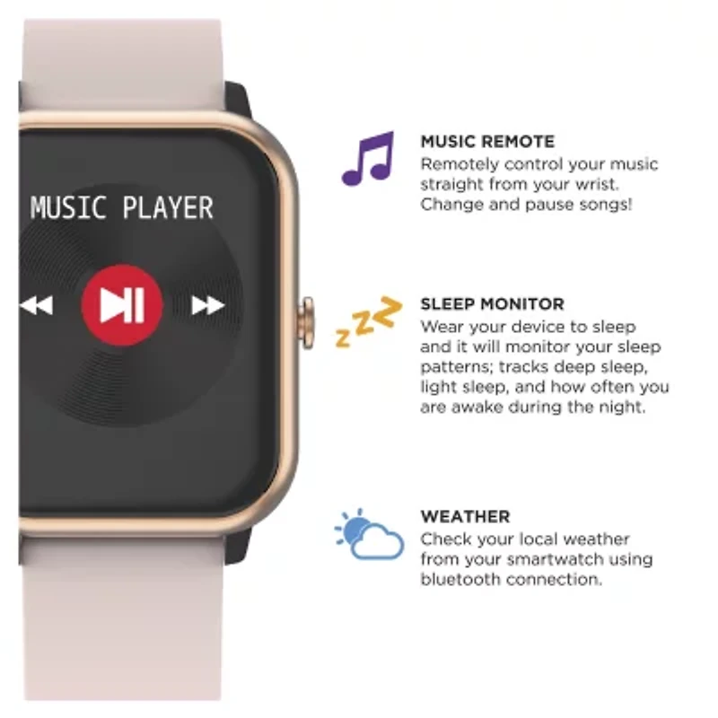 Q7+ Womens Pink Smart Watch Q7201-18-C12