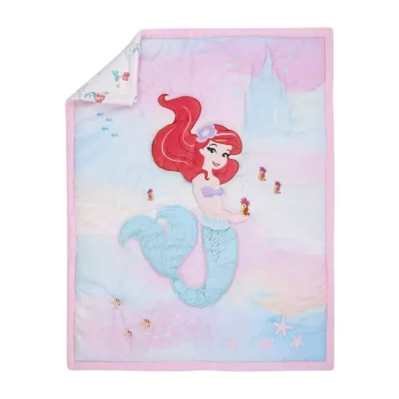 Disney Collection 3-pc. Ariel Crib Bedding Set