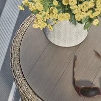 Signature Design by Ashley® Danson Weather Resistant Wicker Side Table