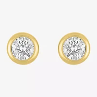 Diamond Addiction (G-H / Si2-I1) 1 CT. T.W. Lab Grown White Diamond 14K Gold 7mm Round Stud Earrings