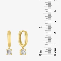 Diamond Addiction (G-H / I1-I2) Womens 1/3 CT. T.W. Lab Grown White Diamond 10K Gold 15mm Round Hoop Earrings