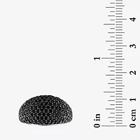 Diamond Addiction Womens 1 CT. T.W. Natural Black Sterling Silver Dome Cocktail Ring