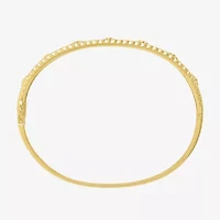 Diamond Addiction (G-H / I1-I2) North Star Womens 1/10 CT. T.W. Lab Grown White Diamond 14K Gold Over Silver Sterling Silver Star Bangle Bracelet