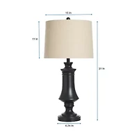 Stylecraft 31" Chess Piece Steel Table Lamp