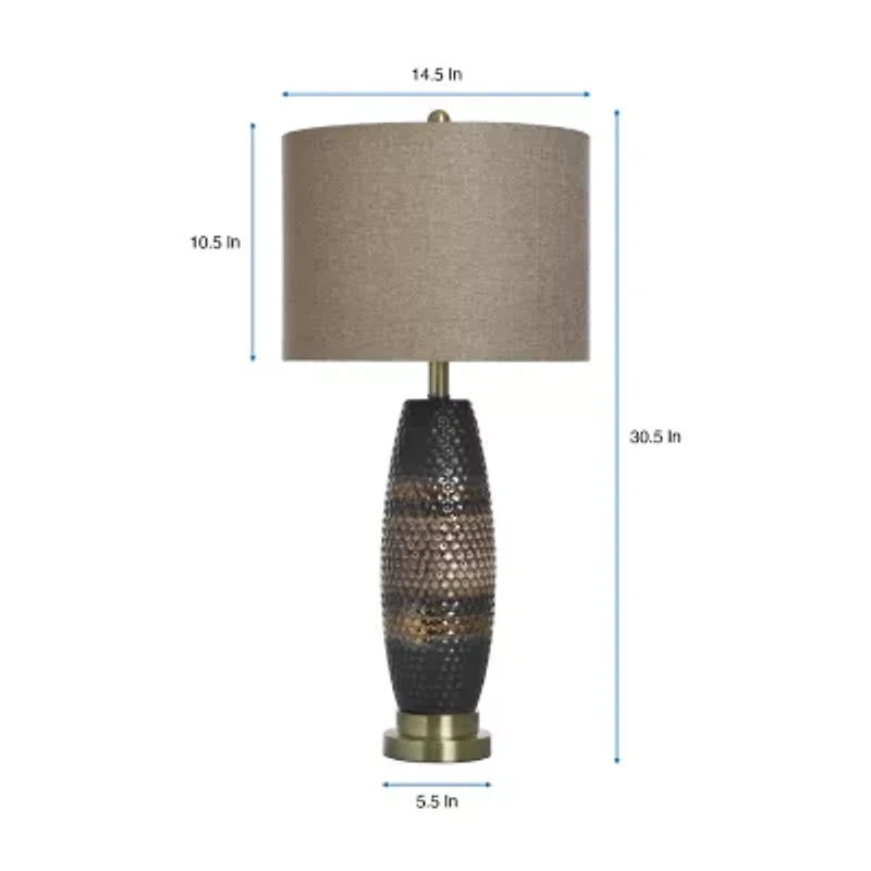 Stylecraft 30.5" Laughlin Ceramic Table Lamp