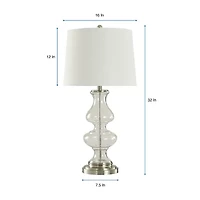 Stylecraft 32" Timeless Glass Table Lamp