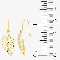 Womens 14K Gold Drop Earrings