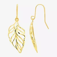 Womens 14K Gold Drop Earrings