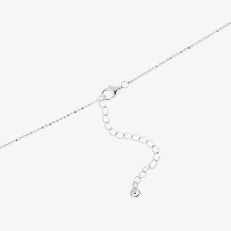 Womens Sterling Silver 22 Inch Y Necklace