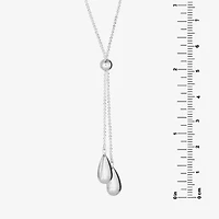 Womens Sterling Silver 22 Inch Y Necklace