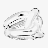 Womens Sterling Silver Cocktail Ring