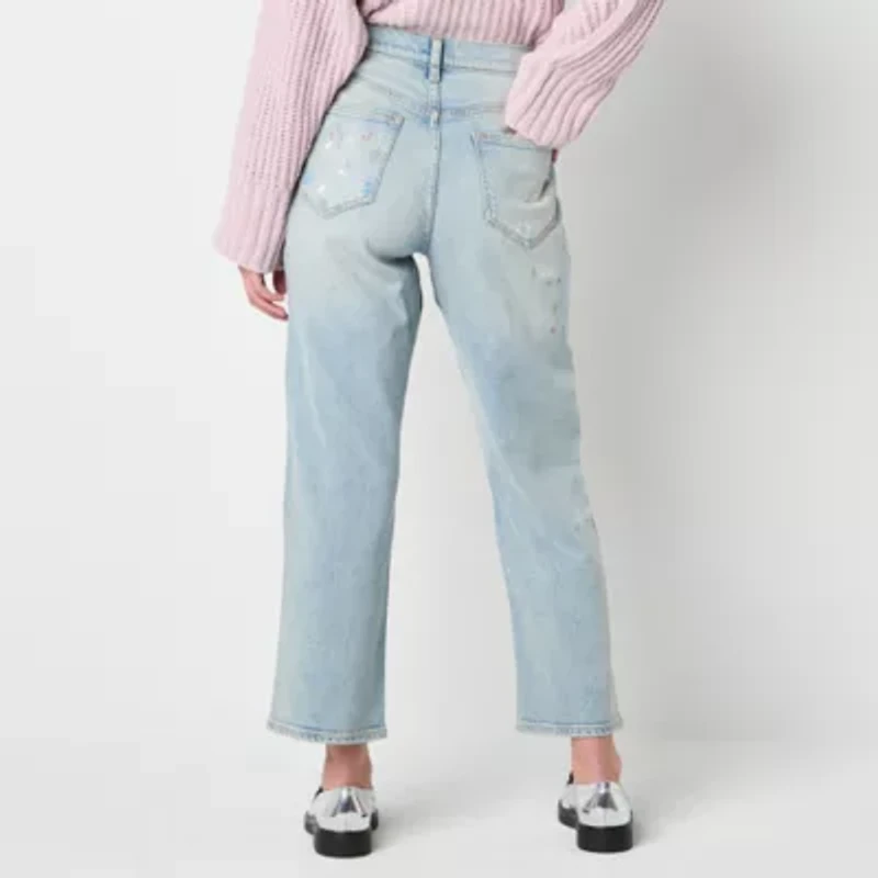 Arizona Womens Juniors Highest Rise Straight Leg Jean