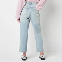 Arizona Womens Juniors Highest Rise Straight Leg Jean