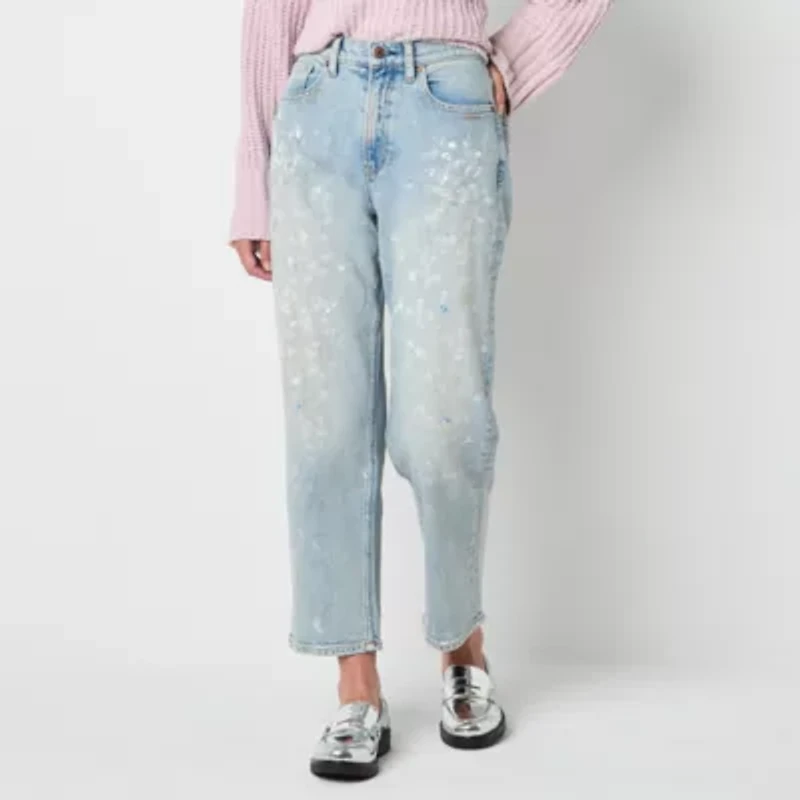 Arizona Womens Juniors Highest Rise Straight Leg Jean