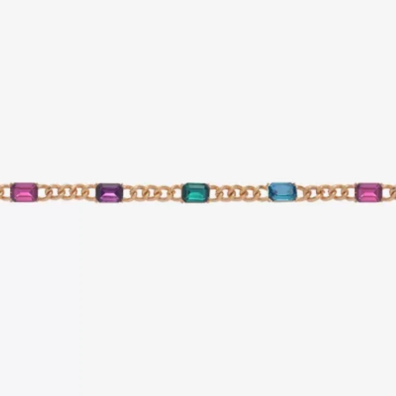 Mixit Gold Tone Womens 18 Inch Statement Necklace
