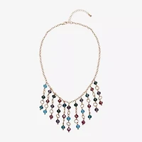 Mixit Gold Tone Womens Inch Beaded Necklace