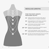 Mixit Gold Tone Womens Inch Beaded Necklace