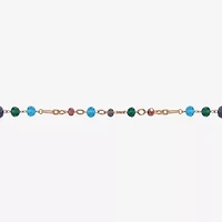 Mixit Gold Tone Womens 36 Inch Beaded Necklace