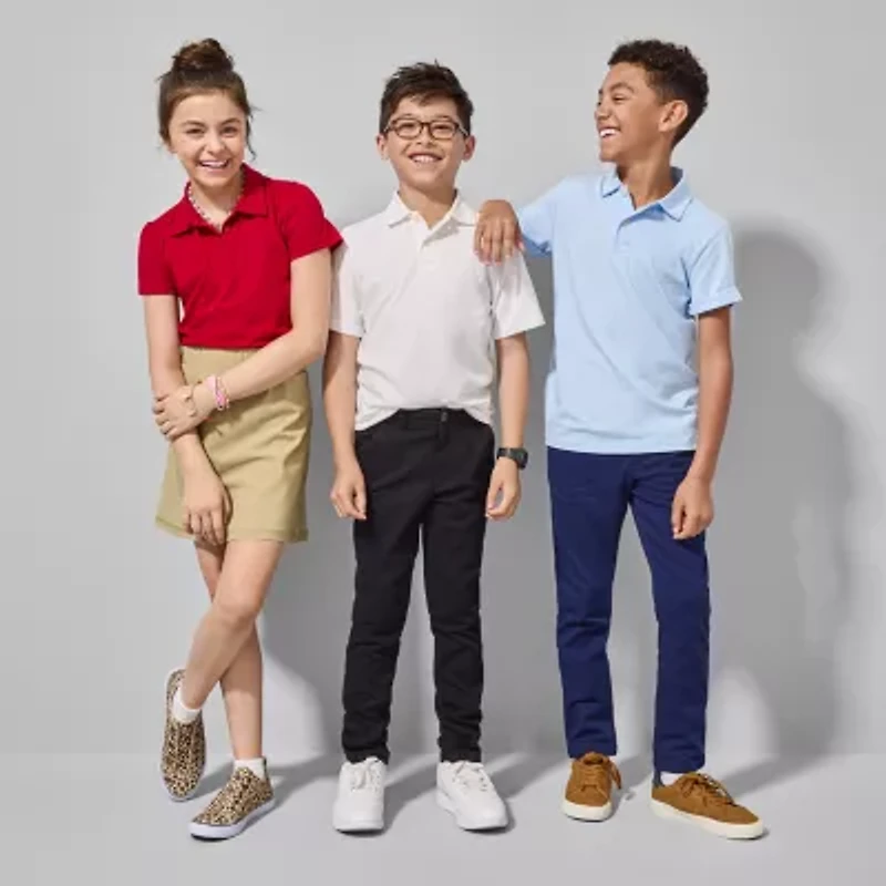 Thereabouts Little & Big Kid Boys Short Sleeve Regular Fit Polo Shirt