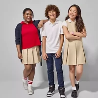 Thereabouts Little & Big Kid Girls Short Sleeve Regular Fit Polo Shirt