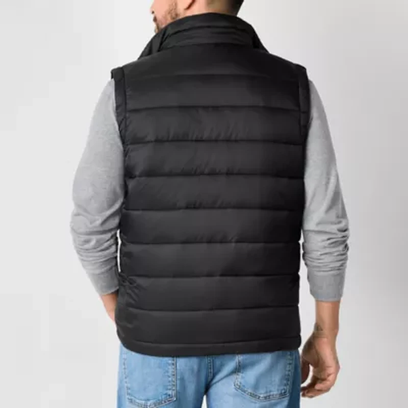 St. John's Bay Packable Mens Packable Midweight Puffer Vest
