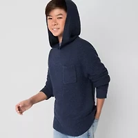 Thereabouts Little & Big Kid Boys Hooded Long Sleeve Pullover Sweater