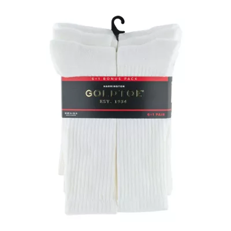 Gold Toe Harrington Bonus Pack Mens 7 Pair Crew Socks