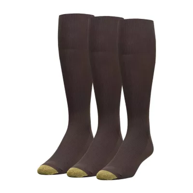 Gold Toe Metropolitan Mens 3 Pair Crew Socks