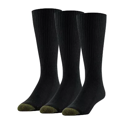 Gold Toe Fluffies Mens 3 Pair Crew Socks