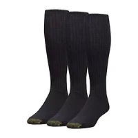 Gold Toe Ultra Tec Mens Breathable Multi-Pack 3 Pair Over the Calf Socks