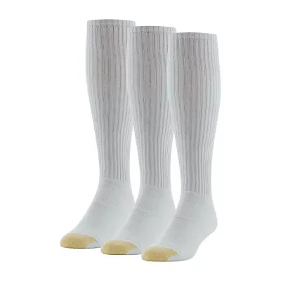 Gold Toe Ultra Tec Mens Breathable Multi-Pack 3 Pair Over the Calf Socks