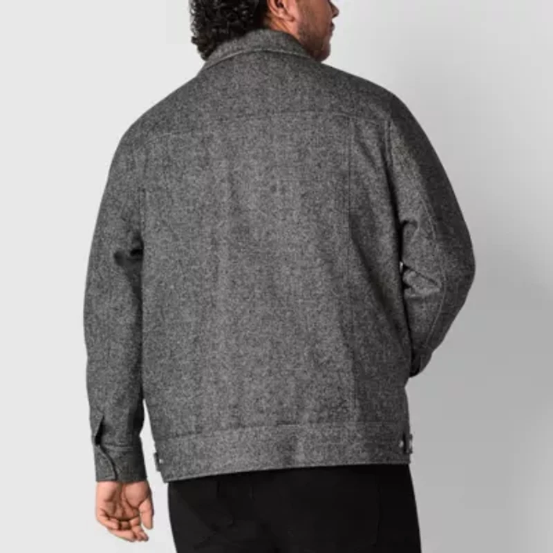 Shaquille O'Neal XLG Mens Big and Tall Zip-Front Jacket