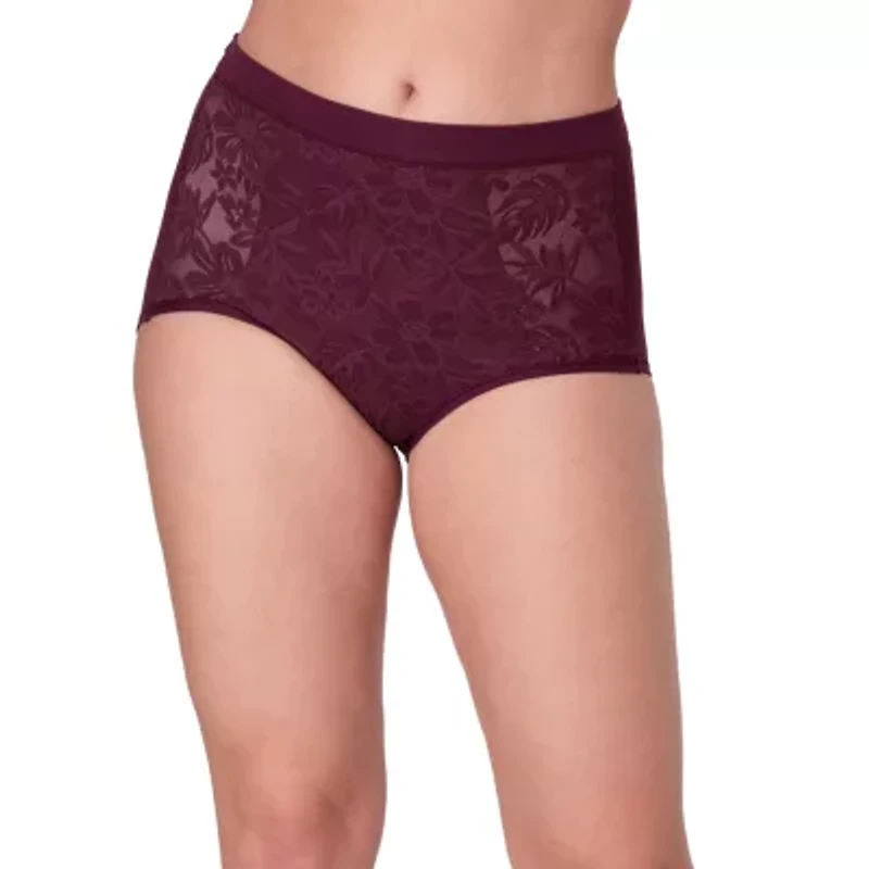 Bali Breathe Womens 3 Pack Brief Panty Dfclb3