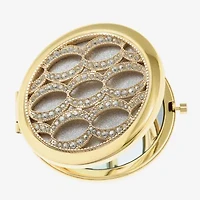Monet Jewelry Rose Tone Compact Mirror