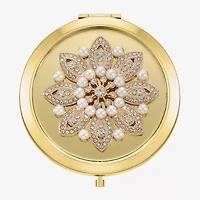 Monet Jewelry Gold Tone Gold Tone Compact Mirror