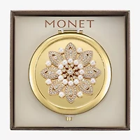 Monet Jewelry Gold Tone Gold Tone Compact Mirror