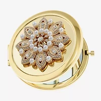 Monet Jewelry Gold Tone Gold Tone Compact Mirror