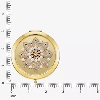 Monet Jewelry Gold Tone Gold Tone Compact Mirror