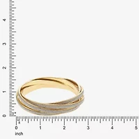 Monet Jewelry Two Tone Womens Bangle Bracelet