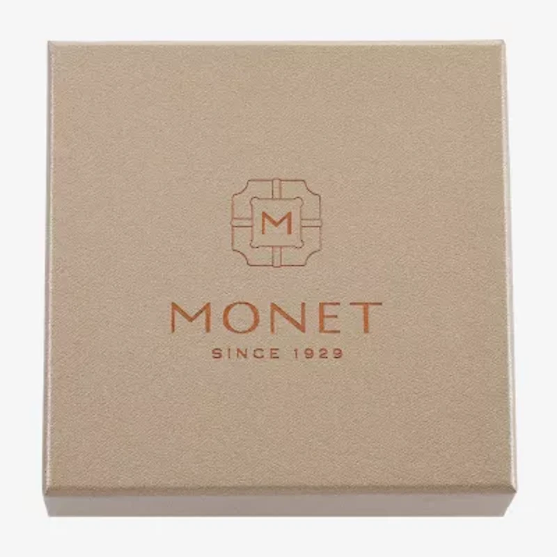 Monet Jewelry Pendant Necklace And Drop Earring Womens Blue 2-pc. Jewelry Set