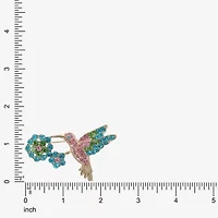 Monet Jewelry Hummingbird Multi Color Pin