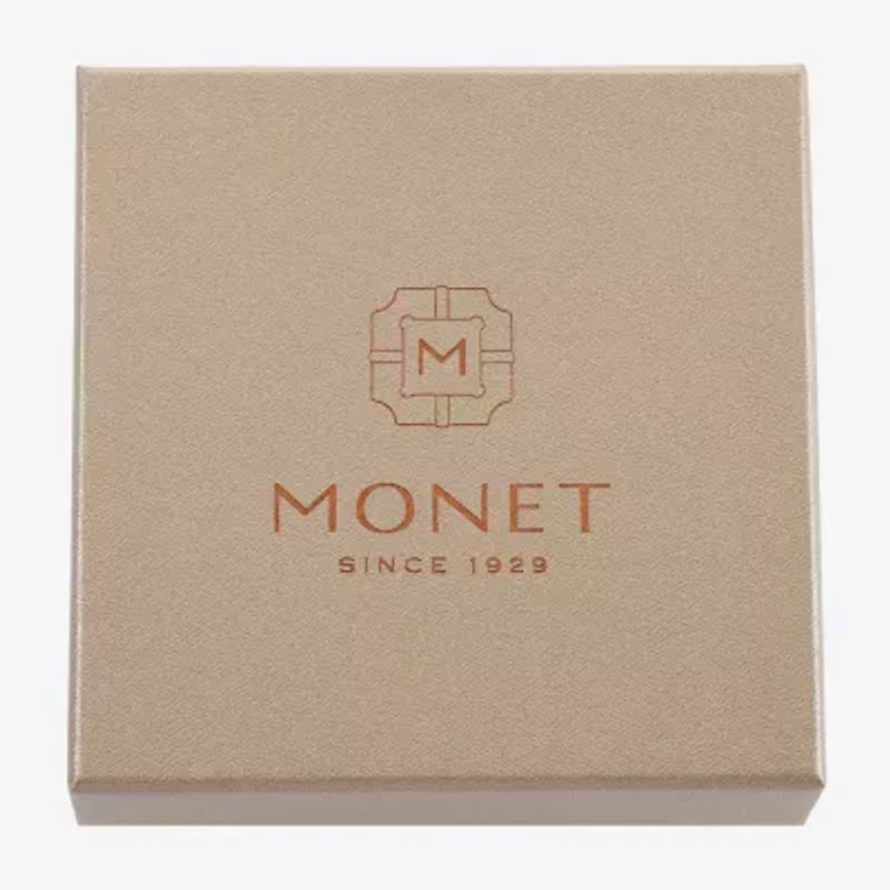 Monet Jewelry Gold Tone Nana Gold Tone Mirrored Compact Mirror