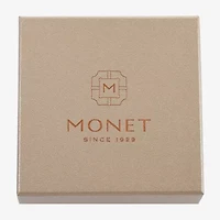 Monet Jewelry Gold Tone Nana Gold Tone Mirrored Compact Mirror