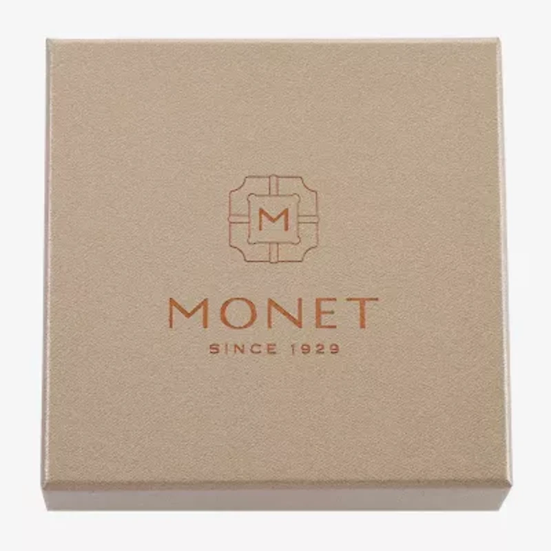 Monet Jewelry Gold Tone Pink Heel Gold Tone Compact Mirror