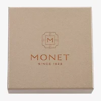 Monet Jewelry Gold Tone Pink Heel Gold Tone Compact Mirror